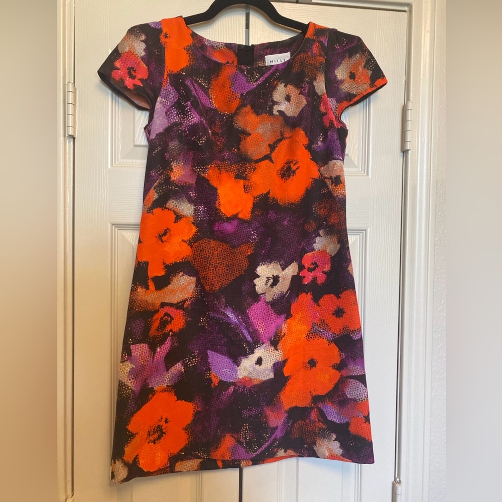 Great Condition - Women's Milly Swing Dress - Floral - Size 2